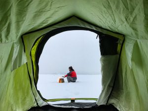 Winter Camping Hacks That Will Keep You Toasty and Warm : Part 2 at Keystone Lake RV park Mannford OK